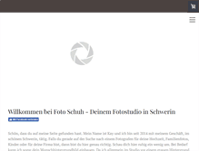 Tablet Screenshot of foto-schuh.de